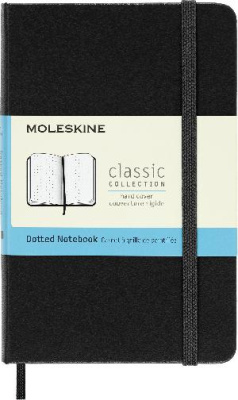 Блокнот Moleskine CLASSIC MM713 Pocket 90x140мм 192стр. пунктир твердая обложка черный