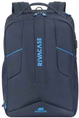 Рюкзак для ноутбука 17.3" Riva 7861 темно-синий полиэстер (7861 BLUE)