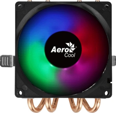 Устройство охлаждения(кулер) Aerocool Air Frost 4 Soc-AM5/AM4/1151/1200/1700 3-pin 26dB Al+Cu 125W 250gr LED Ret