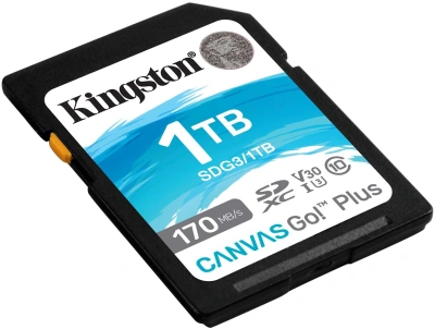 Флеш карта SDXC 1TB Kingston SDG3/1TB Canvas Go! Plus w/o adapter