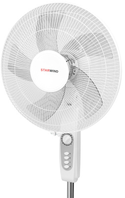 Вентилятор напольный Starwind SAF1251 50Вт скоростей:3 белый