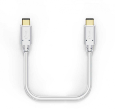 Кабель Hama 183332 USB Type-C (m)-USB Type-C (m) 0.2м серебристый