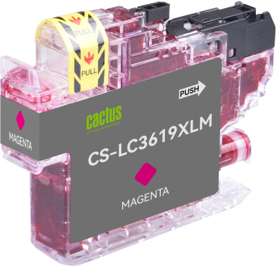 Картридж струйный Cactus CS-LC3619XLM пурпурный (18.4мл) для Brother MFC-J2330DW/J2730DW/J3530DW/J3930DW