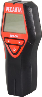 Детектор металла Ресанта ДМ-50 красный/черный (61/10/533)