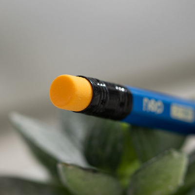 Набор карандашей ч/г Deli EC016-MT U-Touch 2.2мм НВ трехгран. синий блистер (3шт) ластик