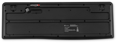 Клавиатура Оклик K225W черный USB беспроводная Multimedia (1875232)