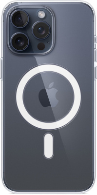 Чехол (клип-кейс) Apple для Apple iPhone 15 Pro Max MT233FE/A with MagSafe прозрачный