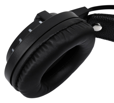 Наушники с микрофоном SunWind SW-HS400G черный 2.1м мониторные оголовье (1422132)