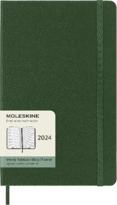 Еженедельник Moleskine CLASSIC WKNT Large 130х210мм 144стр. зеленый