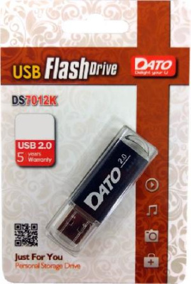 Флеш Диск Dato 64Gb DS7012 DS7012K-64G USB2.0 черный