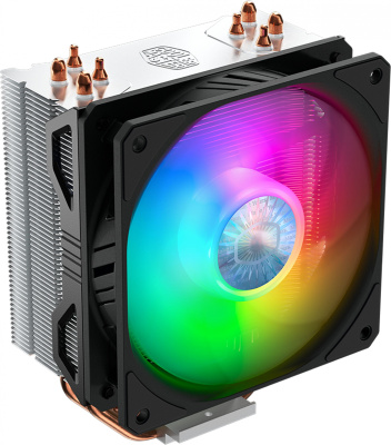 Устройство охлаждения(кулер) Cooler Master Hyper 212 Spectrum V2 Soc-AM5/AM4/1151/1200 черный 4-pin 9-31dB Al+Cu 150W 465gr Ret