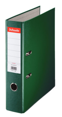 Папка-регистратор Esselte Economy 11256P A4 75мм ПВХ/бумага зеленый