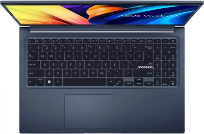 Ноутбук Asus Vivobook 15 M1502QA-BQ164 Ryzen 5 5600H 8Gb SSD512Gb AMD Radeon 15.6" IPS FHD (1920x1080) noOS blue WiFi BT Cam (90NB1261-M00700)
