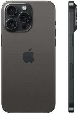 Смартфон Apple A3106 iPhone 15 Pro Max 512Gb черный титан моноблок 3G 4G 1Sim 6.7" 1290x2796 iOS 17 48Mpix 802.11 a/b/g/n/ac/ax NFC GPS GSM900/1800 TouchSc Protect