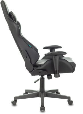 Кресло игровое Zombie Z4 черный искусственная кожа крестов.