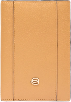 Обложка для паспорта Piquadro Circle PP6340W92R/GBE шафрановый/бежевый