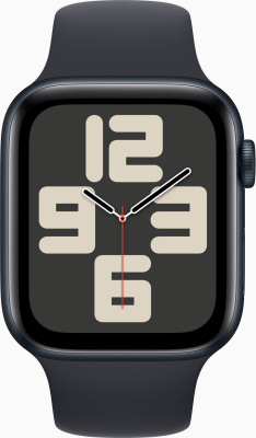 Смарт-часы Apple Watch SE 2023 A2723 44мм OLED корп.темная ночь (MRTX3LL/A)