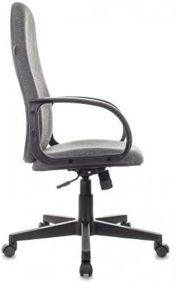 Кресло руководителя Бюрократ CH 279 серый 3C1 крестов. пластик черный