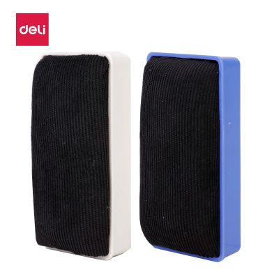 Стиратель Deli E7837 для досок ткань/пластик 11.2x5.5x4см ассорти магнитный