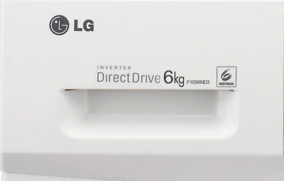 Стиральная машина LG Mega 2 Refresh F1096ND3 класс: A загр.фронтальная макс.:6кг белый