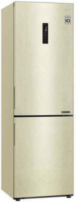 Холодильник LG GA-B459CESL 2-хкамерн. бежевый глянц. инвертер
