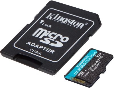 Флеш карта microSDXC 1TB Kingston SDCG3/1TB Canvas Go! Plus + adapter