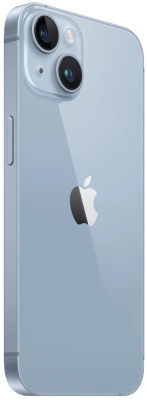 Смартфон Apple A2882 iPhone 14 128Gb 6Gb голубой моноблок 3G 4G 2Sim 6.1" 1170x2532 iOS 16 12Mpix 802.11 a/b/g/n/ac/ax NFC GPS GSM900/1800 GSM1900 TouchSc Protect