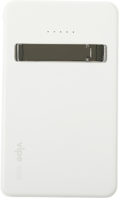 Мобильный аккумулятор Vipe Crosby 5000mAh QC/PD 2.4A беспров.зар. белый (VPPBCROSBY5KWH)