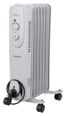 Радиатор масляный Starwind SHV3710 1500Вт белый