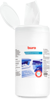 Салфетки Buro BU-Asurface для поверхностей туба 100шт влажных