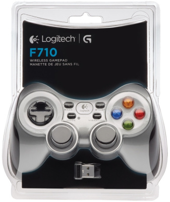Геймпад Logitech F710 белый/черный USB Беспроводной виброотдача обратная связь (940-000142)