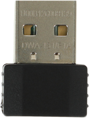 Сетевой адаптер Wi-Fi D-Link DWA-131 DWA-131/F1A N300 USB 2.0 (ант.внутр.) 2ант.