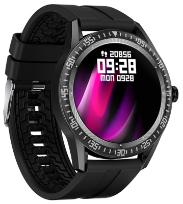 Смарт-часы Digma Smartline F3 1.28" TFT корп.черный рем.черный (F3B)