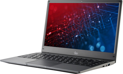 Ноутбук IRU 14EC5 Core i5 1135G7 8Gb SSD512Gb Intel Iris Xe graphics 14.1" IPS FHD (1920x1080) Free DOS grey WiFi BT Cam 4500mAh (1912591)