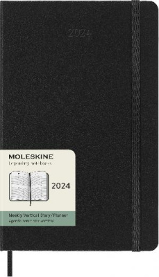 Еженедельник Moleskine CLASSIC WKLY VERTICAL Large 130х210мм 144стр. черный