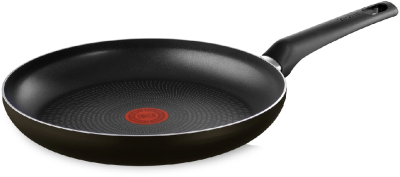 Сковорода Tefal Easy Plus Э 04237126 круглая 26см покрытие: Titanium ручка несъемная (без крышки) черный (9100054096)