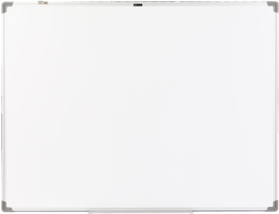 Доска магнитно-маркерная Deli E39034A лак белый 90x120см алюминиевая рама