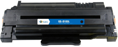 Картридж лазерный G&G GG-D105L черный (2500стр.) для Samsung ML-1910/1915/1916K/2525K/1911;SCX-4600/4605K/4610K/4623K