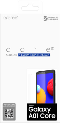 Защитное стекло для экрана Samsung araree by KDLAB для Samsung Galaxy A01 Core прозрачная 1шт. (GP-TTA013KDATR)
