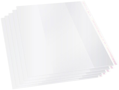 Обложка Silwerhof 382173 Монстрики для учебника с липк.сл. (набор 10шт) для старших классов ПП 70мкм гладкая прозр. 230х380мм