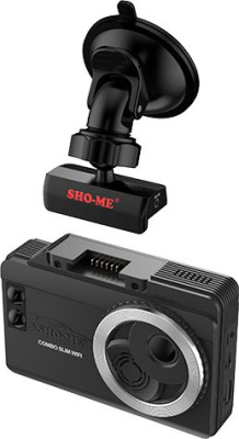 Видеорегистратор с радар-детектором Sho-Me Combo Slim WiFi GPS ГЛОНАСС