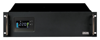 Источник бесперебойного питания Powercom King Pro RM KIN-3000AP LCD 2400Вт 3000ВА черный