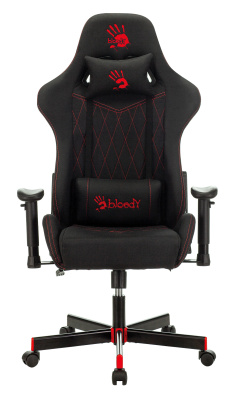 Кресло игровое A4Tech Bloody GC-850 черный ромбик крестов.