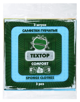 Салфетка Textop Comfort целлюлоза (упак.:3шт) (T794)