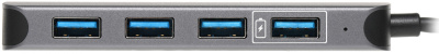Разветвитель USB 3.0 D-Link DUB-1340/D1A 4порт. серый