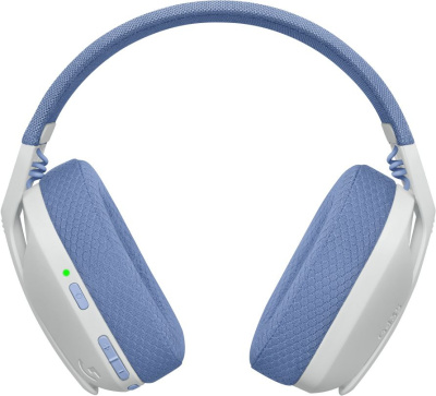 Наушники с микрофоном Logitech G435 белый/синий мониторные BT/Radio оголовье (981-001077)