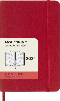 Ежедневник Moleskine CLASSIC SOFT Pocket 90x140мм 400стр. мягкая обложка красный