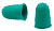 Напалечник для бумаг Silwerhof 672203-10 d=18мм h=29мм зеленый резина (упак.:10шт)
