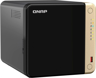 Сетевое хранилище NAS Qnap Original TS-464-8G 4-bay настольный Celeron N5095