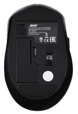 Мышь Acer OMR060 черный оптическая (1600dpi) беспроводная USB (6but)